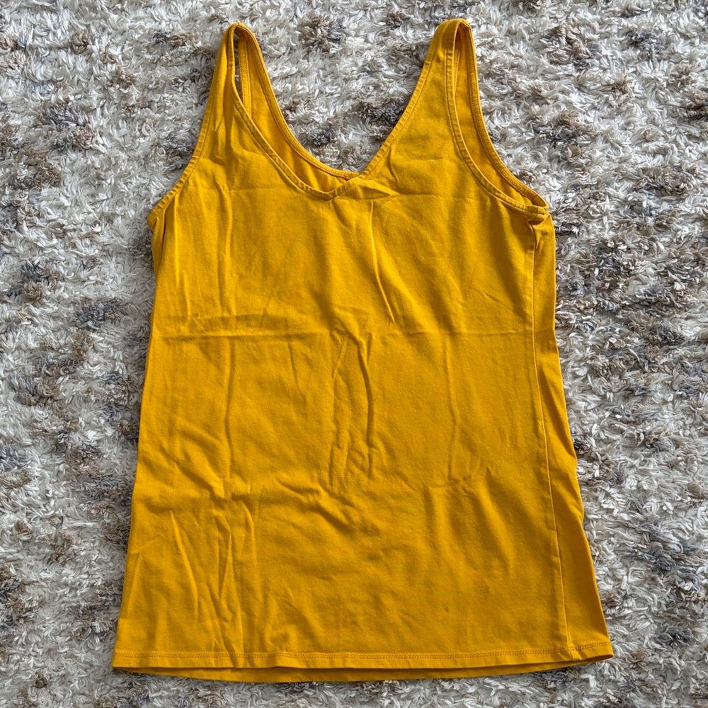 J. Jill Mustard Yellow Tank Top
